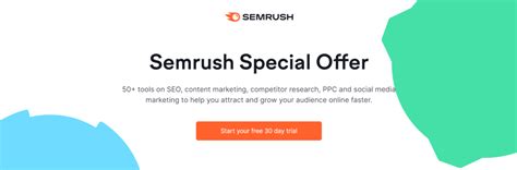 semrush 30 day trial.